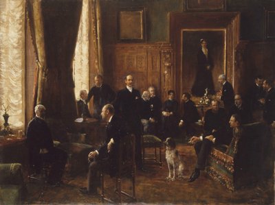 Der Salon der Gräfin Potocka, 1887 von Jean Beraud