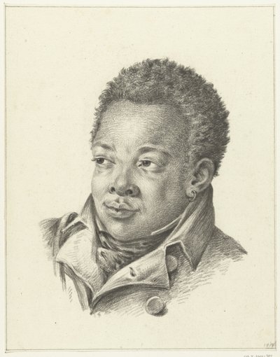 Porträt eines schwarzen Mannes von Jean Bernard