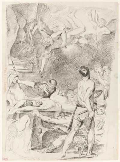 Martyrium der Heiligen Processus und Martinian von Jean Bernard Restout