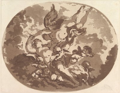 Venus und Amor von Jean Claude Richard Saint Non
