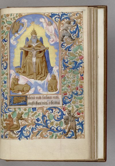 Gnadenstuhl Stundenbuch, 1450-1499 von Jean Fouquet