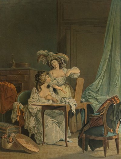 La Comparaison, 1786, 1913 von Jean Francois Janinet