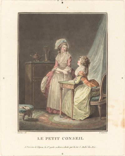 Le petit conseil von Jean Francois Janinet