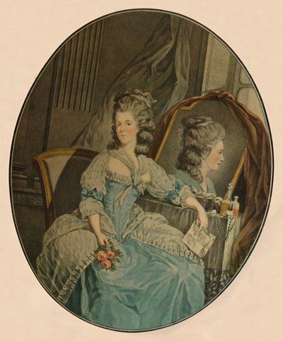 Mademoiselle Duthe, ca. 1780, 1913 von Jean Francois Janinet