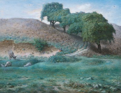 Weg mit Kastanienbäumen bei Cusset von Jean Francois Millet