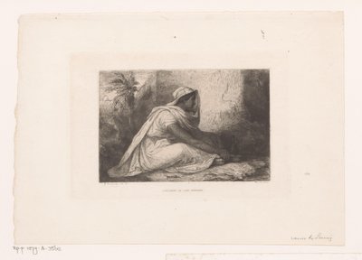Sitzende arabische Frau von Jean Francois Portaels