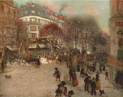 Le Boulevard des Italiens, Paris, ca. 1908 von Jean Francois Raffaelli