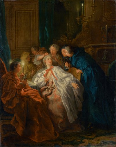 Vor dem Ball von Jean François de Troy