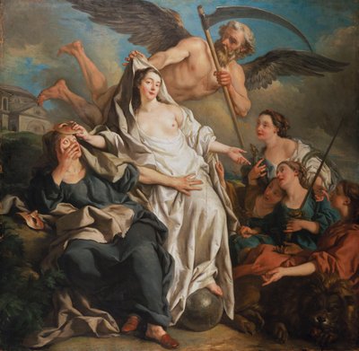Die Zeit enthüllt die Wahrheit, 1733 von Jean François de Troy