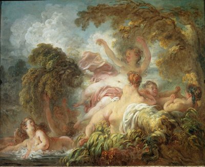 Badende von Jean Honore Fragonard