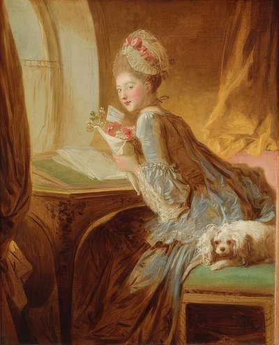 Der Liebesbrief von Jean Honore Fragonard