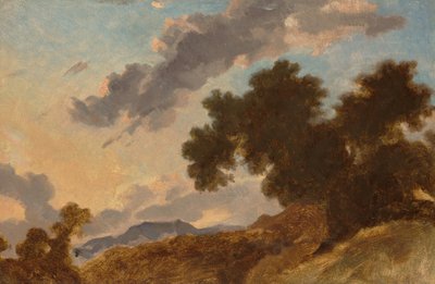 Berglandschaft bei Sonnenuntergang von Jean Honore Fragonard