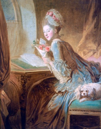 Der Liebesbrief, um 1770 von Jean Honore Fragonard