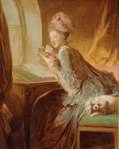 Der Liebesbrief, frühe 1770er Jahre von Jean Honore Fragonard