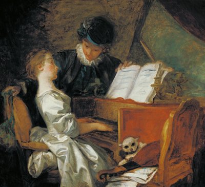 Die Musikstunde von Jean Honore Fragonard