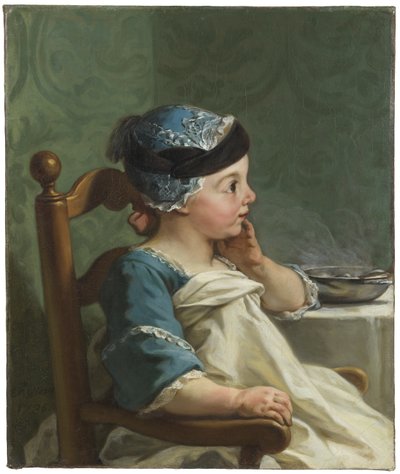 Junge in einem Kinderstuhl, 1736 von Jean II Restout