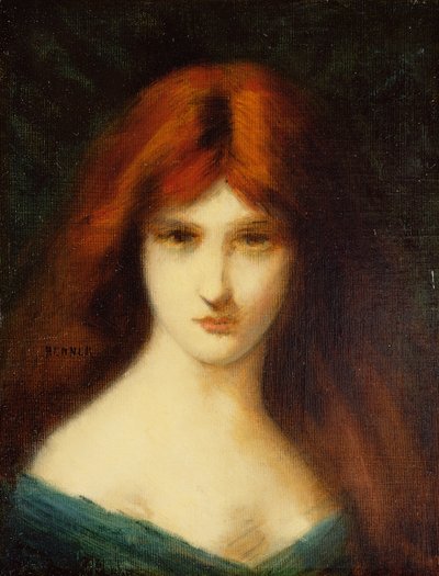 Porträt einer Dame von Jean Jacques Henner
