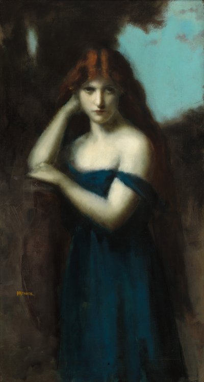 Stehende Frau von Jean Jacques Henner