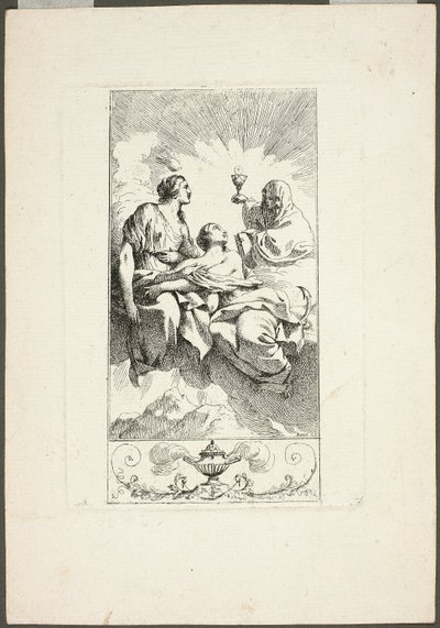 Die drei theologischen Tugenden von Jean Jacques Lagrenee