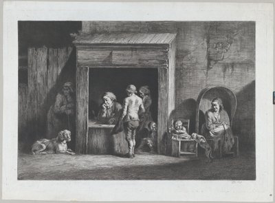 Der öffentliche Schreiber, 1790 von Jean Jacques de Boissieu