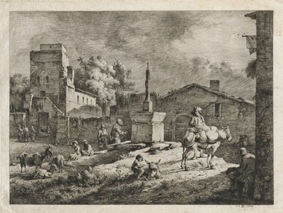 Ansicht von Saint-Andéol von Jean Jacques de Boissieu