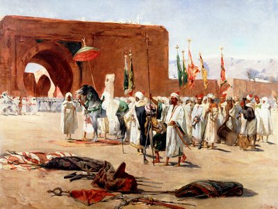 Maurische Prozession von Jean Joseph Benjamin Constant