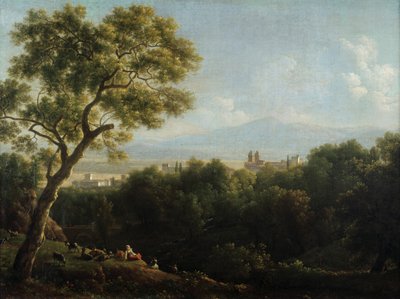 Blick auf Frascati, 1820 von Jean Joseph Xavier Bidauld