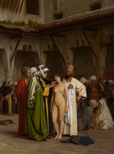 Der Sklavenmarkt von Jean Leon Gerome