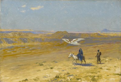 Die Flucht nach Ägypten, 1890er Jahre von Jean Leon Gerome