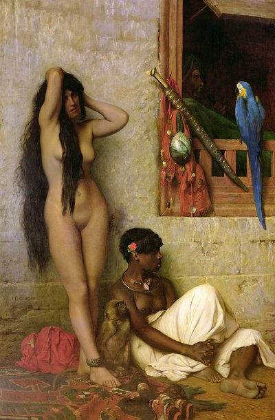 Der Sklave zum Verkauf, 1873 von Jean Leon Gerome