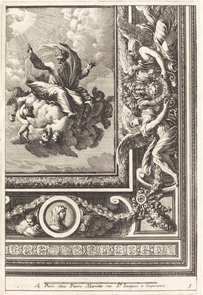 Deckenviertel von Jean Lepautre