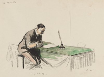 In Versailles, Juli 1919, 1919 von Jean Louis Forain