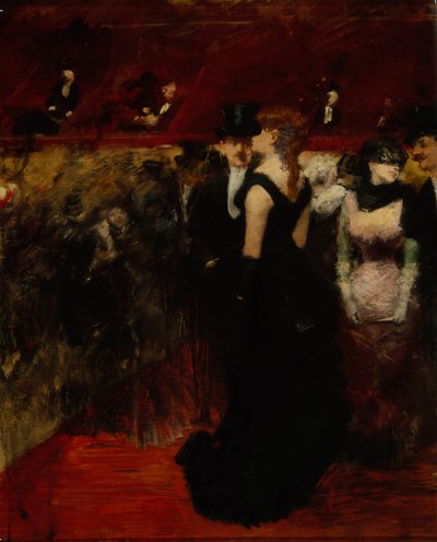 Ball in der Pariser Oper von Jean Louis Forain