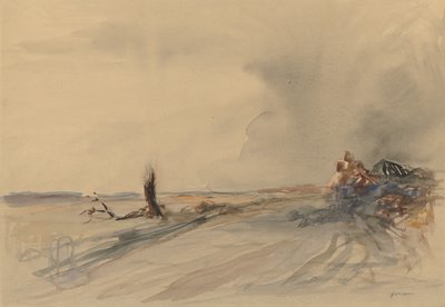 Verwüstetes Land (recto) von Jean Louis Forain