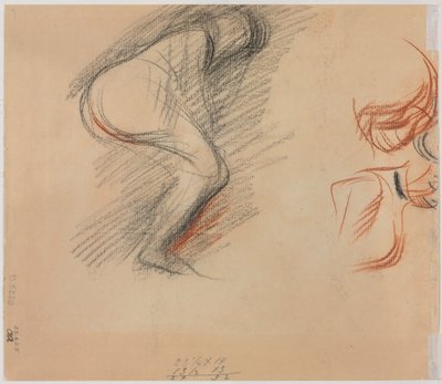 Figurenskizzen (verso) von Jean Louis Forain
