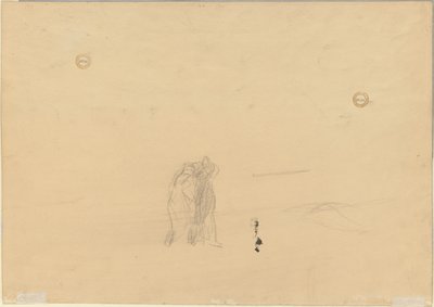 Figuren in einer Landschaft (verso) von Jean Louis Forain
