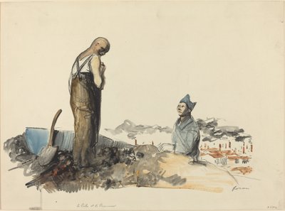 Poilu und Gefangener von Jean Louis Forain