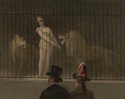 Der Löwenbändiger von Jean Louis Forain