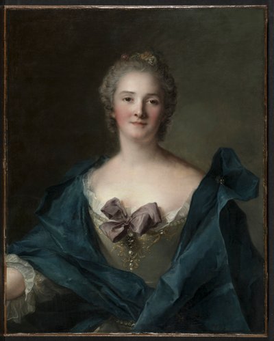 Porträt einer Frau von Jean Marc Nattier