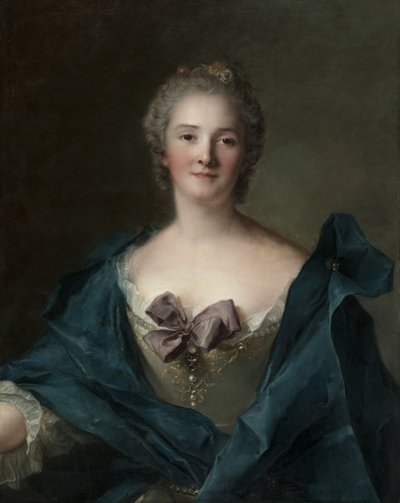 Porträt einer Frau, ca. 1748 von Jean Marc Nattier