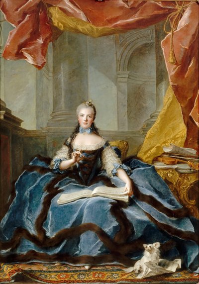 Prinzessin Marie Adélaïde von Frankreich 1732-1800 von Jean Marc Nattier