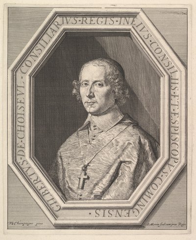 Gilbert de Choiseul-Praslin, Bischof von Comminges von Jean Morin