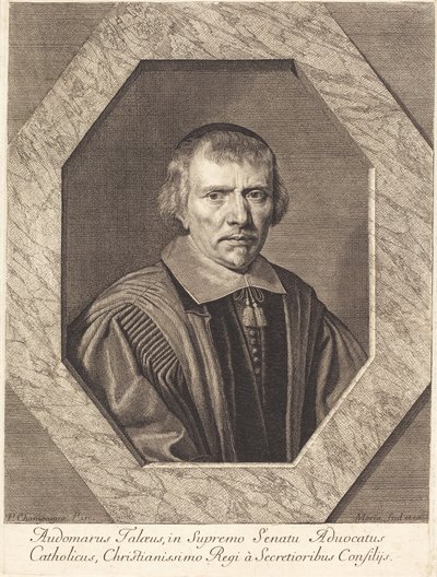 Omer Talon von Jean Morin after Philippe de Champaigne