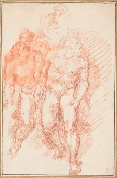 Figuren aus dem Jüngsten Gericht von Jean Robert Ango