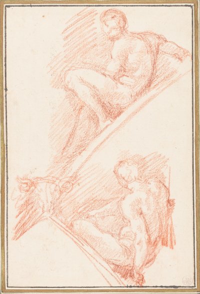 Figuren von der Decke der Sixtinischen Kapelle von Jean Robert Ango