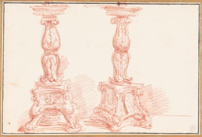 Studie von Kandelabern von Jean Robert Ango