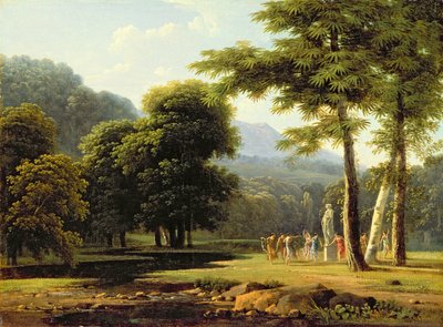 Landschaft von Jean Victor Bertin