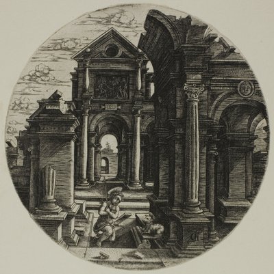 Das Jesuskind Johannes der Täufer von Jean de Gourmont