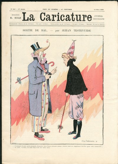 La Caricature (1880) von Jehan Testevuide