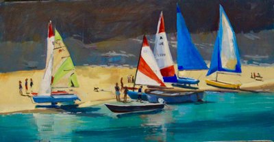 Salcombe Smalls Cove Dinghies von Jennifer Wright